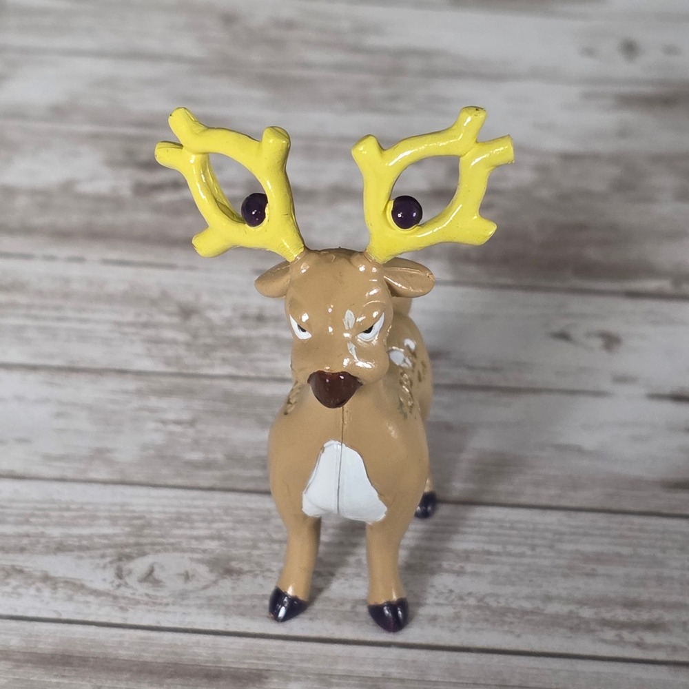 Vintage 1999 Pokemon Stantler 234 TOMY CGTSJ PVC Figure Johto 2 Inch